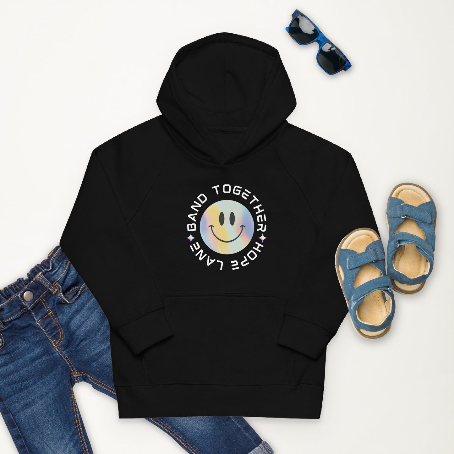 'Band Together' Kids eco hoodie (official Hope Lane merch)