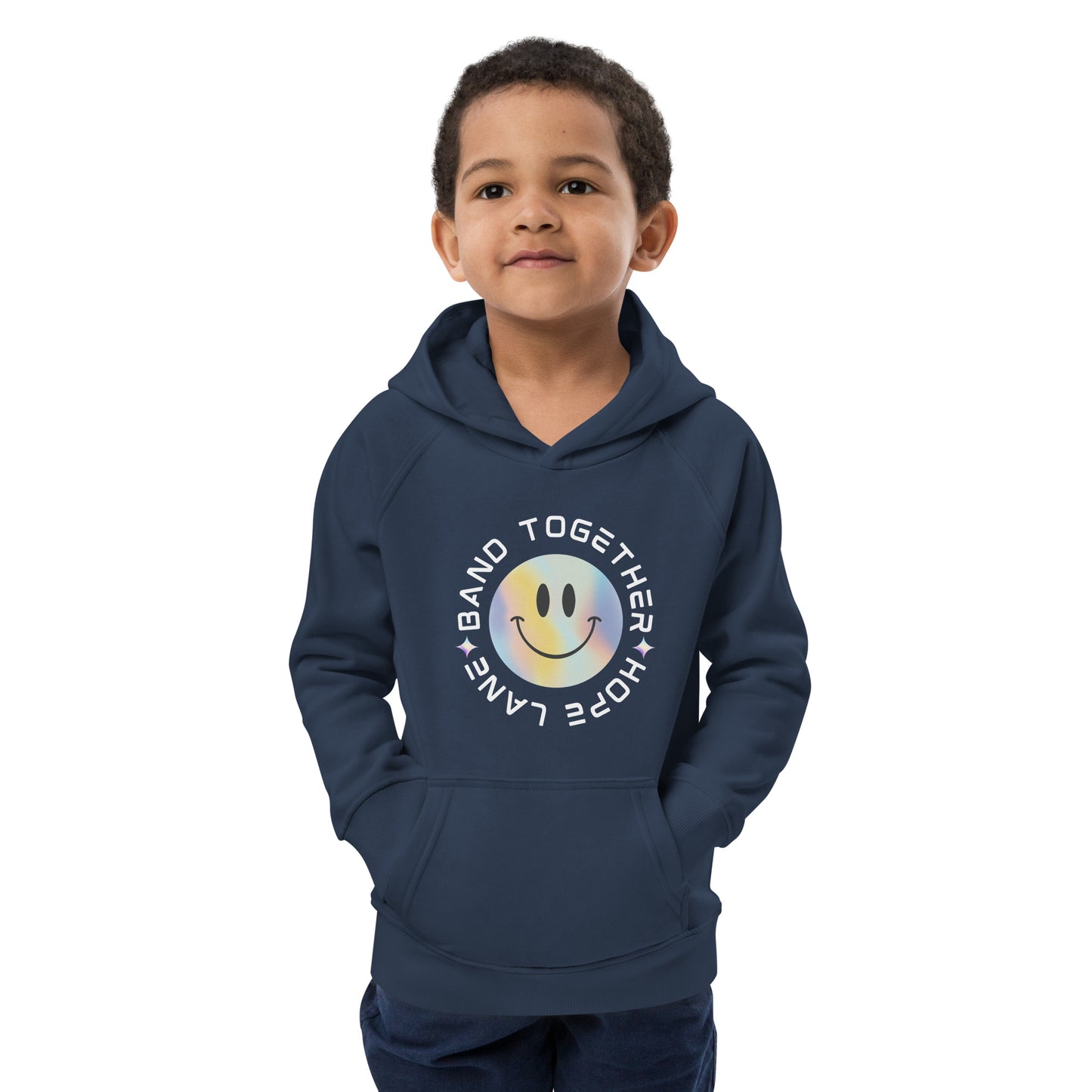 'Band Together' Kids eco hoodie (official Hope Lane merch)
