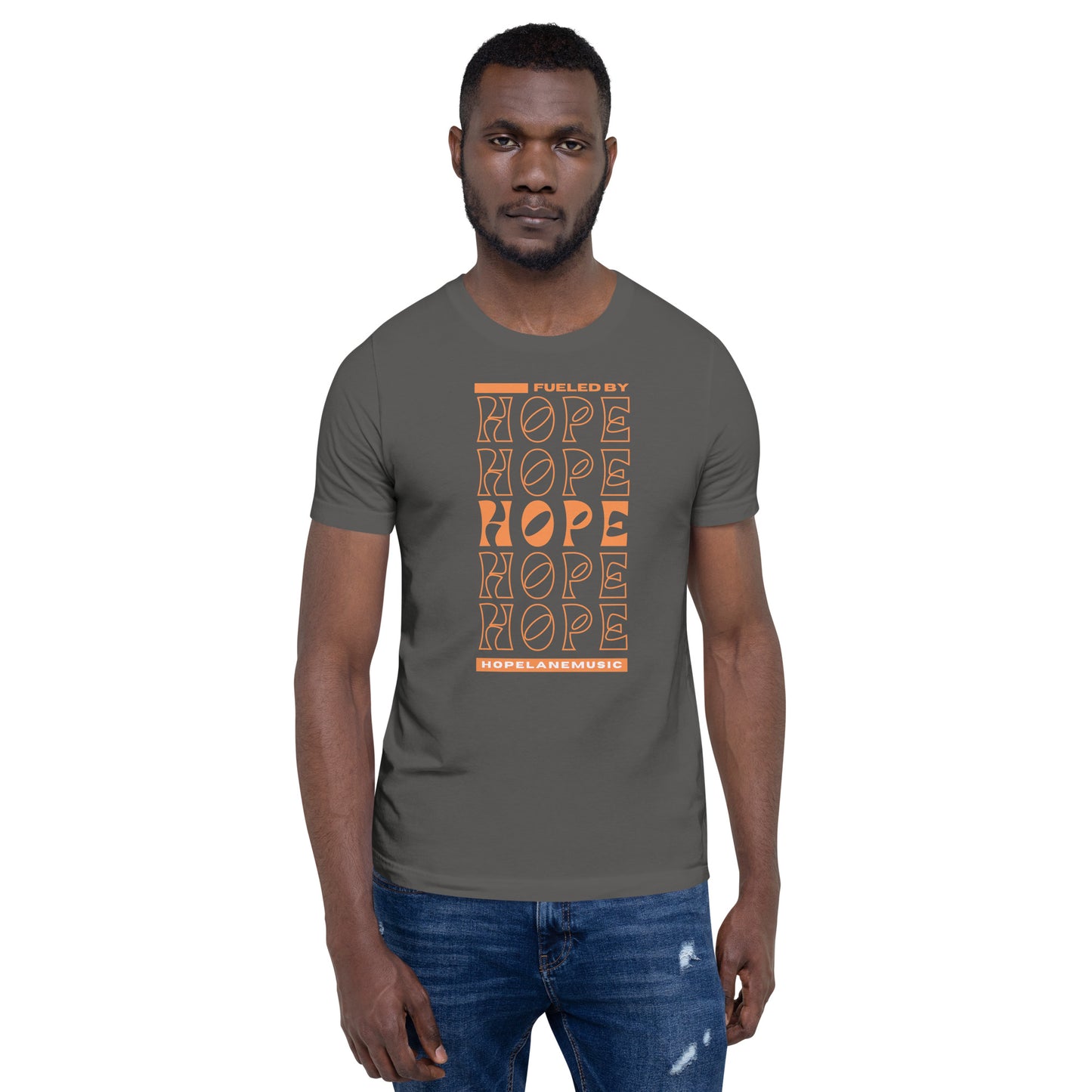 'Fueled by Hope' (retro edition) Unisex t-shirt (official Hope Lane merch)
